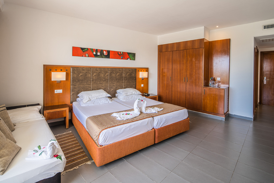 Chambre vue jardin