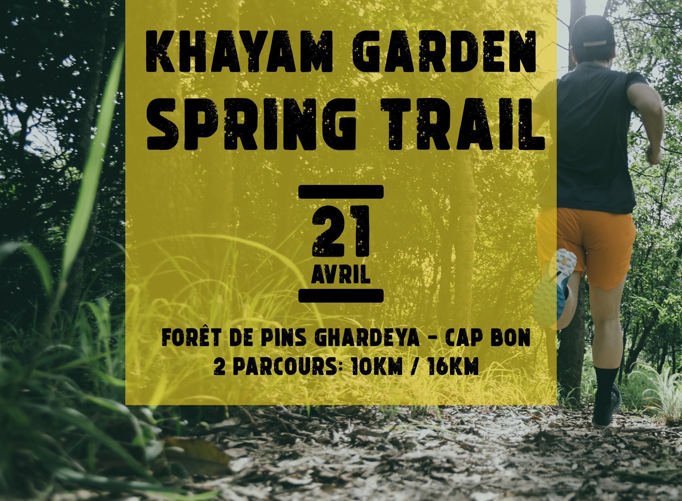 Khayam Garden Spring Trail - Forêt de Ghardeya - 10 et 16km